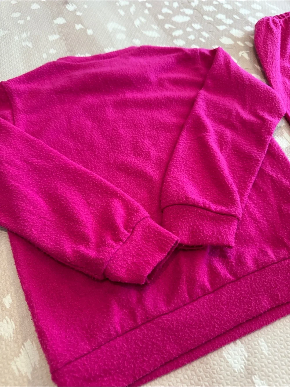 Cheryl Creations Girls Hot Pink Matching Sweatshirt & Jogger Set Size 5 Cozy